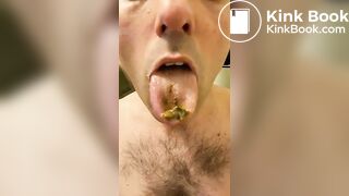 licking asian anus and shit eating