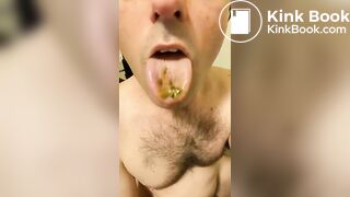 licking asian anus and shit eating