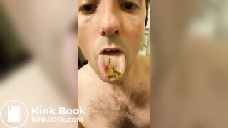 licking asian anus and shit eating