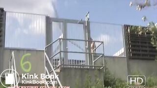 Shitting on the stairs