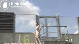 Shitting on the stairs