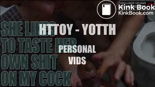 SHE LIKES TO TASTE HER OWN SHIT ON MY COCK