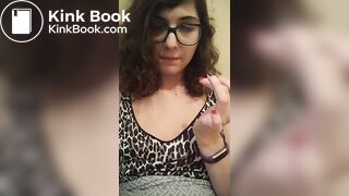 Toilet slut swallows chunks of her own shit