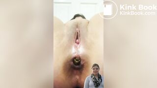 Ugly saggy Shitpig loves scat play