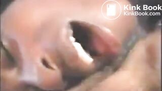 Ebony Butt Monkey Eats Ass and Spit On