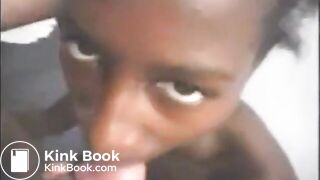 Ebony Butt Monkey Eats Ass and Spit On