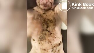 Scat addicted slut loves eating shit