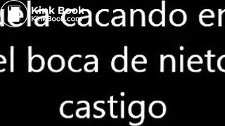 granny shit in mouth of grandson abuela y nieto