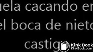 granny shit in mouth of grandson abuela y nieto