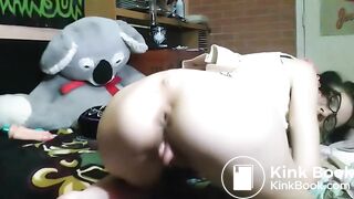 Shitting after Double anal