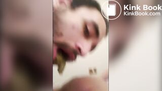 Eating twink shit