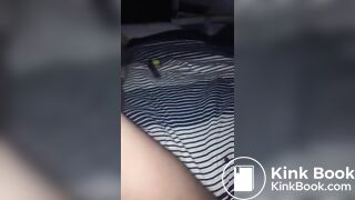 Wife tries to lick shitty ass of husband