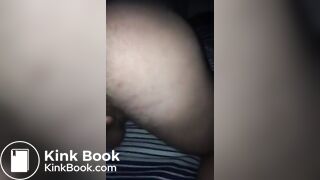 Wife tries to lick shitty ass of husband