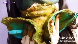 Big Tits Scat Pig Shits, Eats and Smears