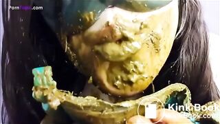 Big Tits Scat Pig Shits, Eats and Smears