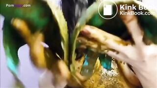 Big Tits Scat Pig Shits, Eats and Smears