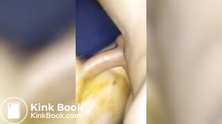 Dirty messy anal play