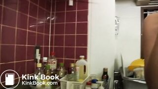 Forced to bake a scat cake