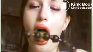 Whore Cleans Dirty Anal Beads