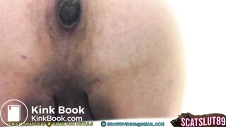 Close Up of Trans Girl Shitting