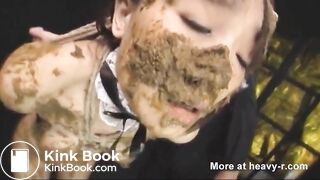 tied scat slave girl