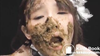 tied scat slave girl