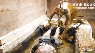 Dung Prison - pegging and fucking in cowshit