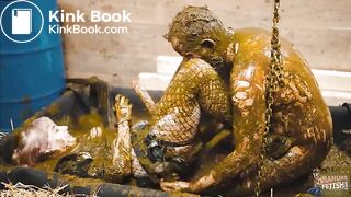 Dung Prison - pegging and fucking in cowshit