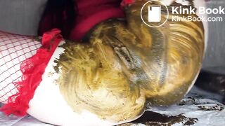 Filled Pussy Both Holes Shit