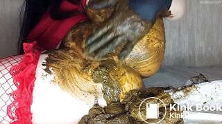 Filled Pussy Both Holes Shit