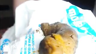 Creamy pussy scat