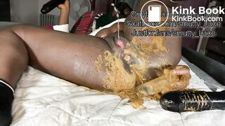 DISGUSTING EBONY SCAT QUEEN