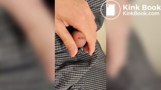 Asian guy's self handjob