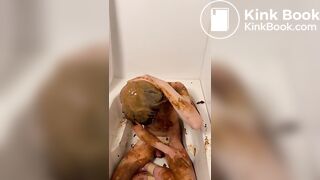 Asian guy's first scat video  (Part 4)