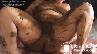 BBW,Chubby Girl SCat Messy