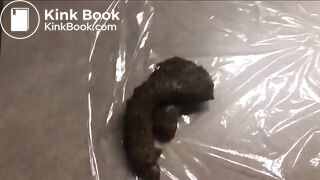 Filthy camwhore pooping on the sink - Female Scat