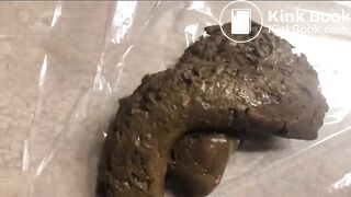 Filthy camwhore pooping on the sink - Female Scat