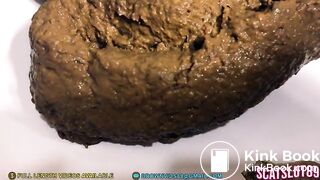 Magnificent Shit Pile from Trans Woman's Hairy Ass