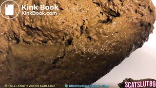 Magnificent Shit Pile from Trans Woman's Hairy Ass