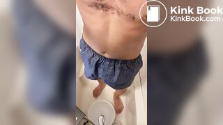 Asian guy tried to puke, but failed