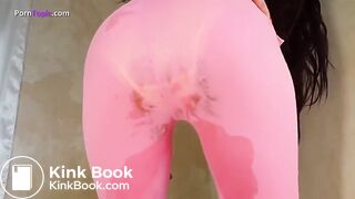 Panty poop and smearing of a favorite