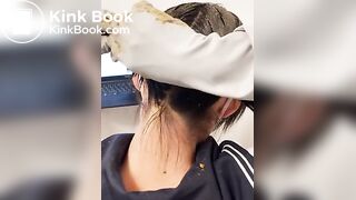 Asian Crossdresser's shit shampoo(Part 3)