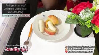 Sexy Shit Eating - EBONY SCAT MUKBANG