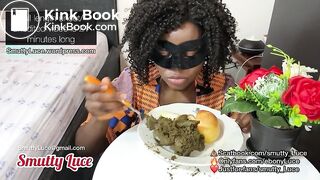 Sexy Shit Eating - EBONY SCAT MUKBANG