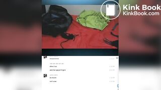 Scat Slave Used By Her Master In Skype