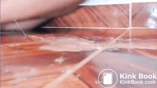 Horny Colombian Cam Girl goes to shit and extreme