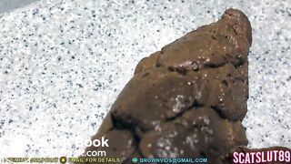 Beautiful Smooth Shit onto the Sink
