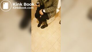 Filming my sister sitting on potty - Female Scat