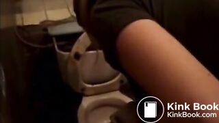 SCAT PIGS EATING SHIT FROM THE TOILET COMPILATION