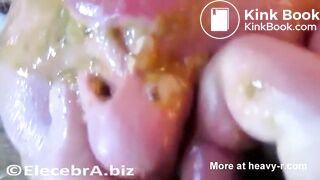 Scat Slag Face Fuck After Eating Mouthful of Shit